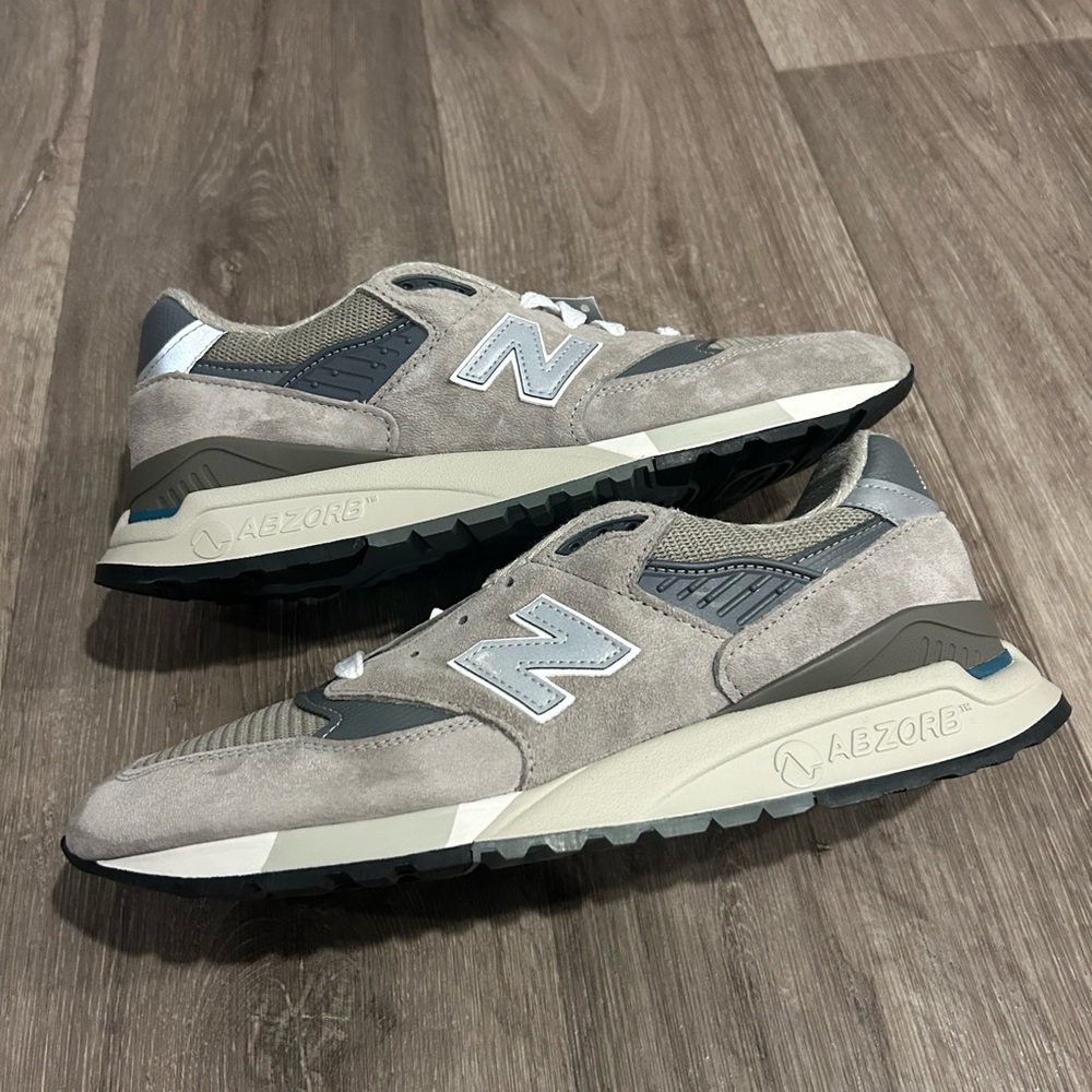 New Balance 998 size 10 new no box Silver  grey